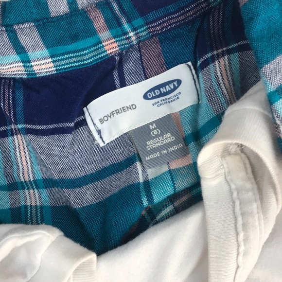 Abercrombie kids tee old navy button down size M - Picture 3 of 3